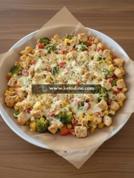 Cheesy Chicken & Veggie High-Protein Skillet