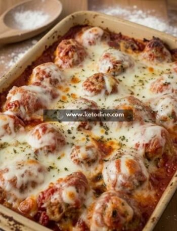 Keto Meatball Casserole