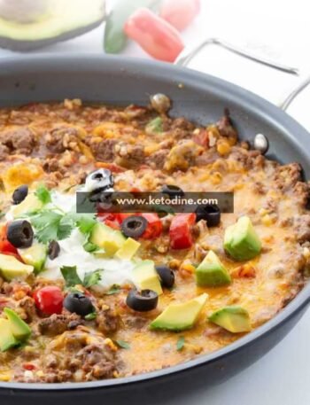 Keto Mexican Cauilflower Skillet