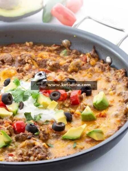 Keto Mexican Cauilflower Skillet