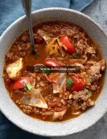 Keto Cabbage Roll Soup