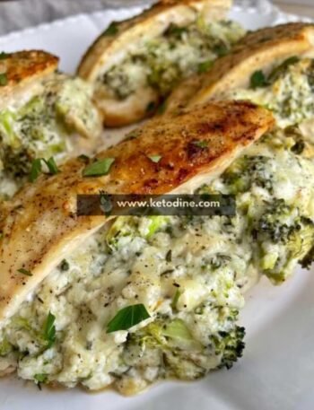 Broccoli and Cheddar Stuffed Chicken Breast