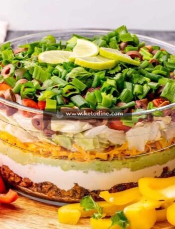 Easy Low-Carb Seven Layer Mexican Taco Salad