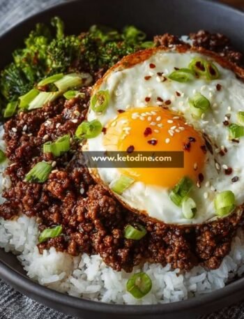 Healthy Korean Ground Beef Bowl