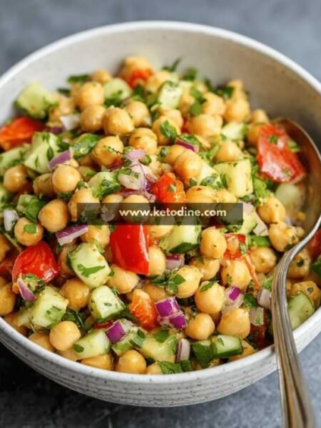 Fresh Chickpea Salad
