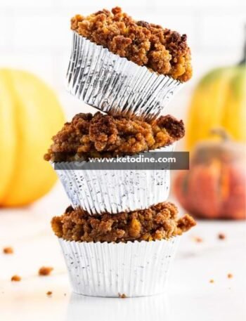 Keto Pumpkin Cream Cheese muffins