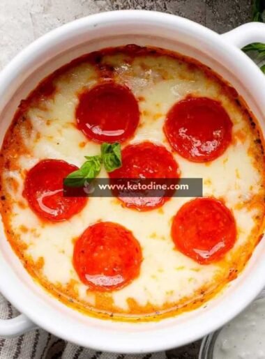 cottage cheese pizza bowl