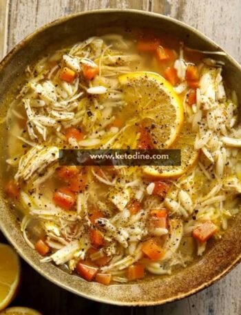 Crockpot Chicken Lemon Soup