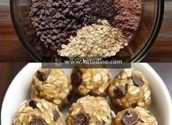 Healthy Chocolate Chip Oat Protein Energy Bites