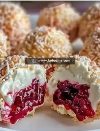 High-Protein White Chocolate Cherry Truffles