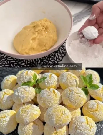 Lemon Crinkle Cookies