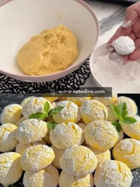 Lemon Crinkle Cookies