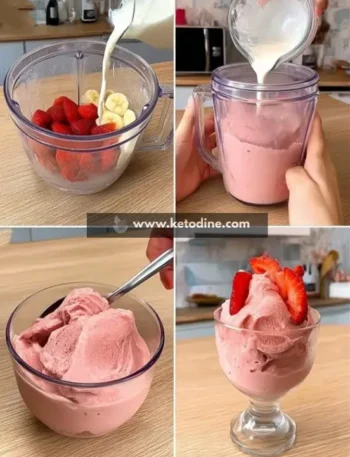 4-Ingredient High-Protein Ice Cream