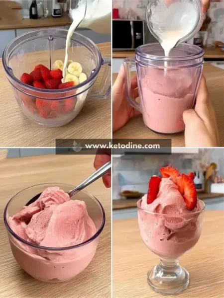 4-Ingredient High-Protein Ice Cream