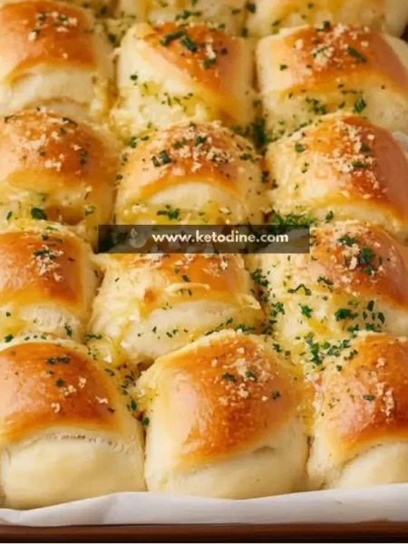 Keto Garlic Butter Rolls