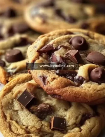 Keto Espresso Chocolate Chunk Cookies