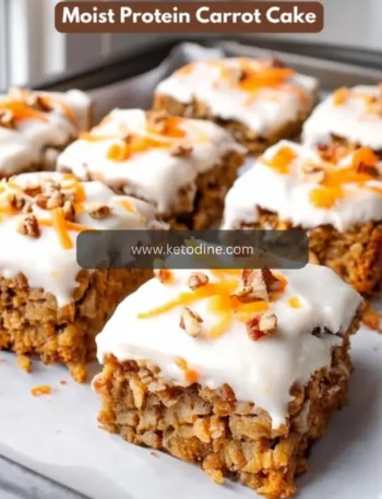 Moist Protein Carrot Cake