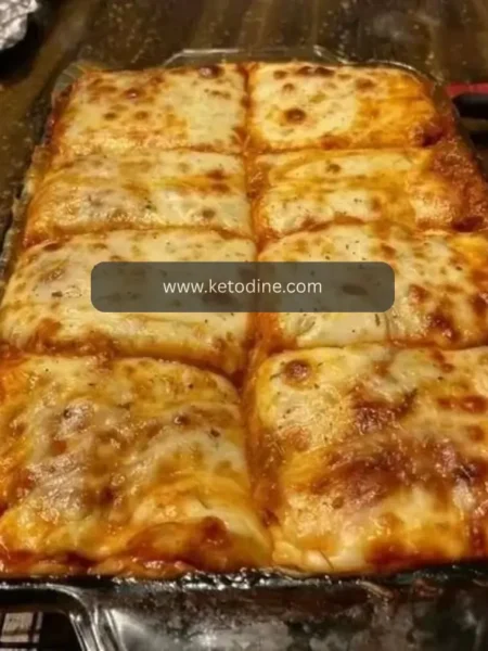Keto Deep Dish Meat Lasagna