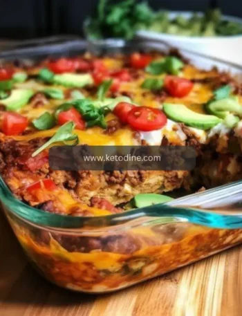 KETO TACO CASSEROLE