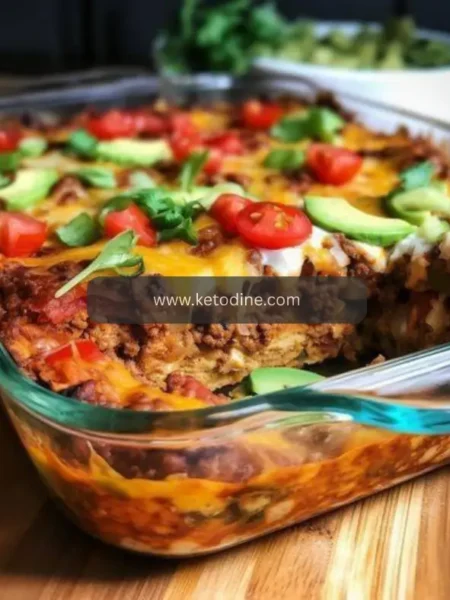 KETO TACO CASSEROLE