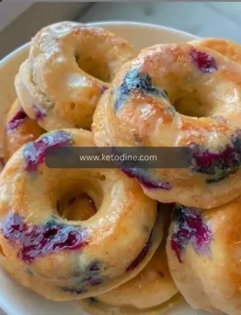 Keto Blueberry Donuts