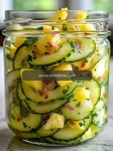 Pineapple Cucumber Salad