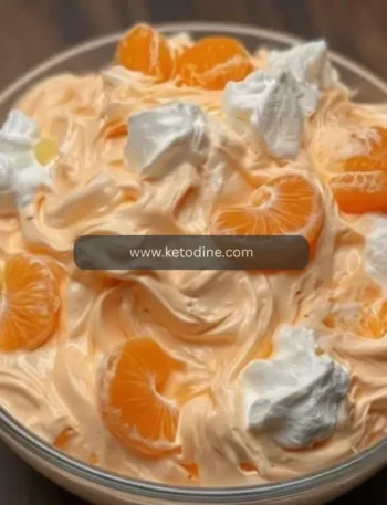 Keto Creamy Mandarin Fluff Dessert