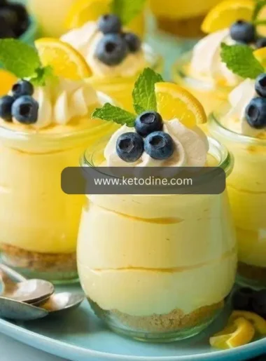 Keto Lemon Cheesecake Mousse