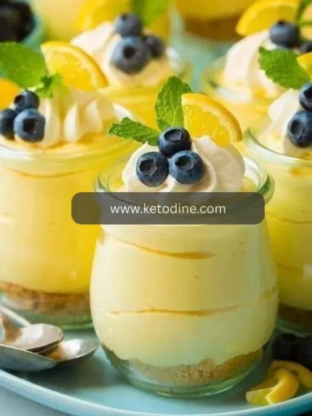 Keto Lemon Cheesecake Mousse