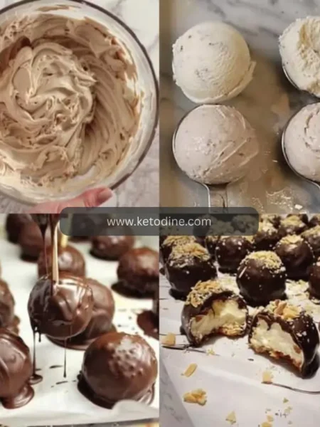 Keto Almond Joy Cream Truffles