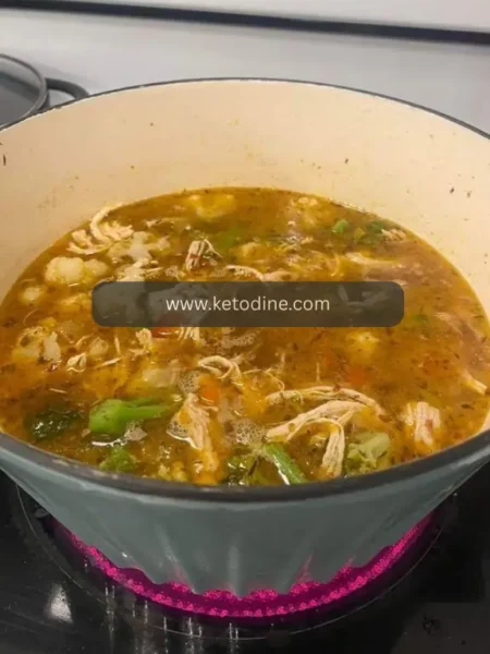 Detox Keto Southwest Chicken Soup