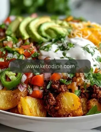 Loaded Potato Taco Bowl