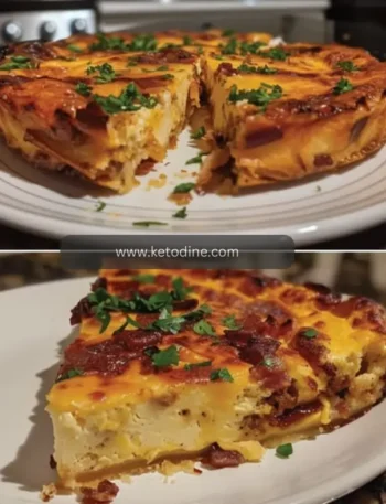 Keto Crustless Quiche Lorraine