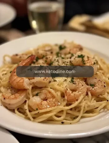 Creamy Garlic Shrimp Pasta Delight