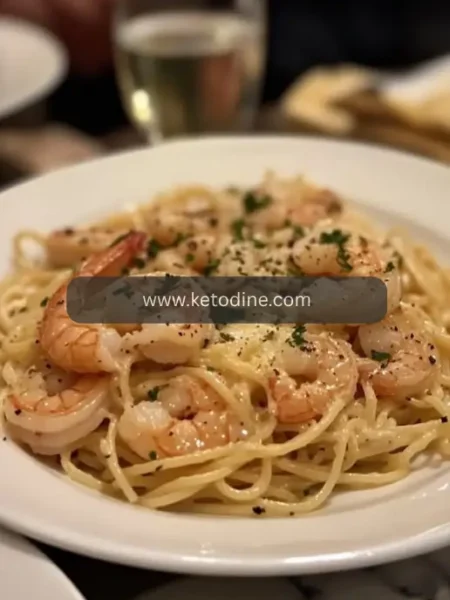 Creamy Garlic Shrimp Pasta Delight
