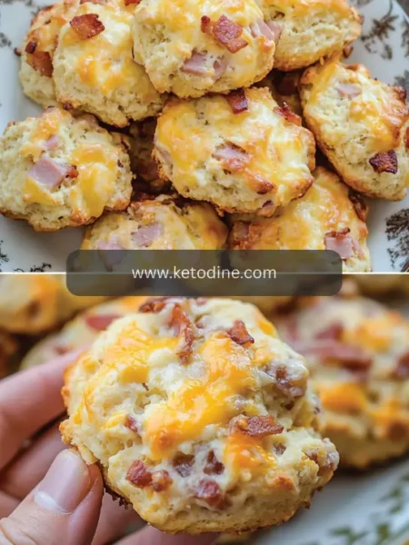 Keto Ham and Cheese Bites
