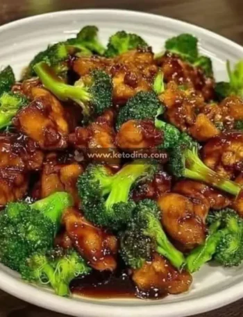 Bourbon Chicken with Broccoli