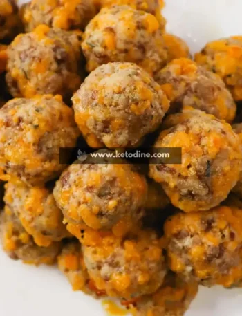 Cheesy Keto Sausage Balls