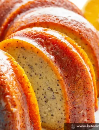 Keto Lemon Poppy Seed Bundt Cake