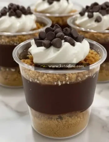 Keto Campfire S’mores Dirt Cups
