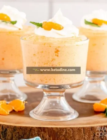 Easy Low-Carb Orange Creamsicle Mousse