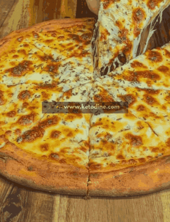 High Protein & Low Calorie Cheesy Garlic Pizza