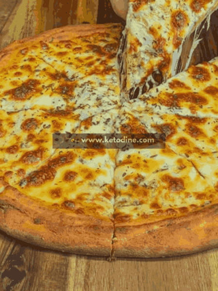 High Protein & Low Calorie Cheesy Garlic Pizza
