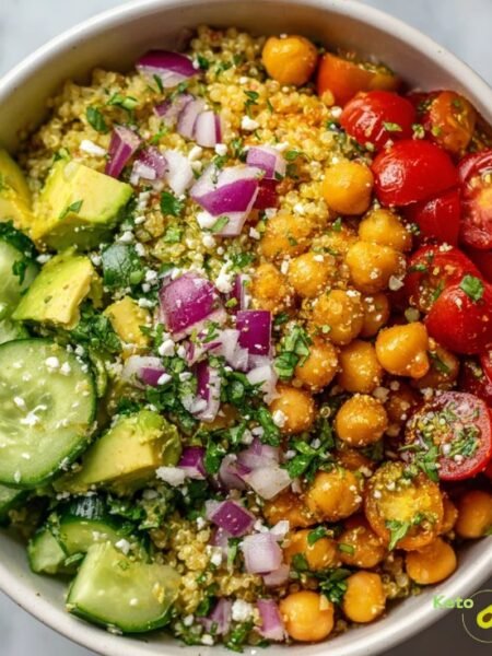 Chickpea, Avocado, and Quinoa Summer Bowl