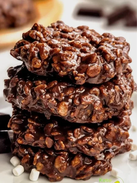 Keto No-Bake Star Crunch Cookies