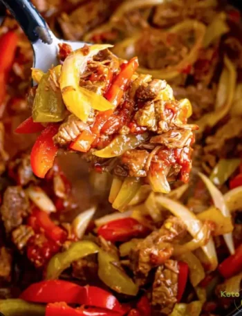 Slow Cooker Keto Pepper Steak