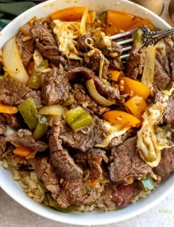 Keto Philly Cheesesteak Bowls