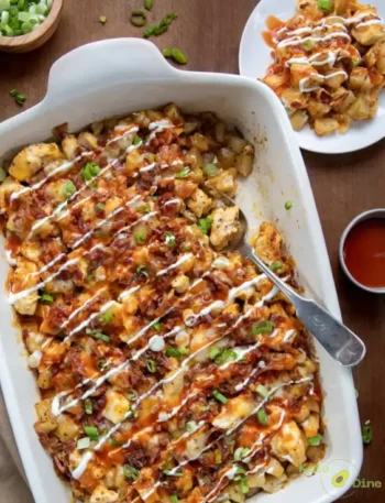 Cheesy Buffalo Chicken & Crispy Potatoes