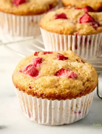 Strawberry Protein Cupcakes