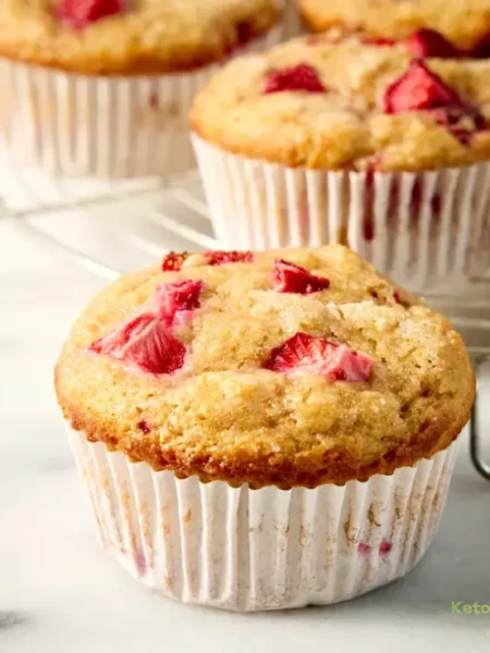 Strawberry Protein Cupcakes